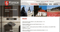 Desktop Screenshot of konice.cz